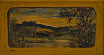 LOUIS EILSHEMIUS Golden Landscape.